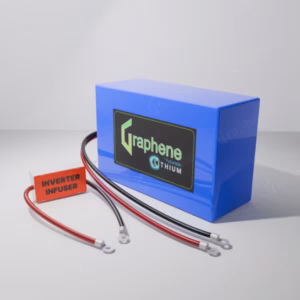 GRAPHENE 12 Volt 100AH Lithium Ferro Phosphate Inverter Battery, Solar Compatible, Back Up More Than 180AH Lead Acid Battery, Long Life Up to 20 Years, Works with Any Normal Inverter, 5 Years Warranty