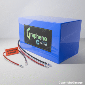 GRAPHENE 24 Volt 200AH Lithium Ferro Phosphate Inverter Battery, Solar Compatible, Back Up More Than Two 350AH Lead Acid Batteries, Long Life Up to 20 Years, Works with Any Normal Inverter, 5 Years Warranty