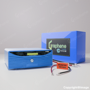 GRAPHENE 24 Volt 100AH Smart Lithium Battery With 1500VA Blue Nova Inverter
