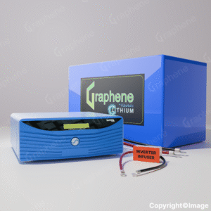 GRAPHENE 24 Volt 200AH Smart Lithium Battery With 1500VA Blue Nova Inverter