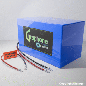 GRAPHENE 72 Volt 100AH Lithium Ferro Phosphate Inverter Battery, Solar Compatible, Back Up More Than Two 180AH Lead Acid Batteries, Long Life Up to 20 Years, Works with Any Normal Inverter, 5 Years Warranty