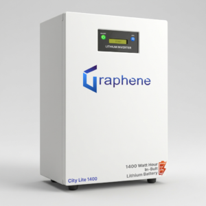Graphene Lithium 1000VA Inverter (City Lite 100) with Inbuilt 1400Wh Battery | Up to 15 Years Life | Pure Sine Wave | UPS for Long Power Cuts | 5-Year Warranty