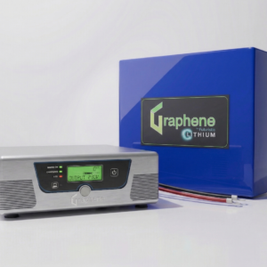 Graphene LITE 24V 100AH Lithium Battery + Inverter (Combo) | 5-6 Years Life | 3 Years Warranty | Fire Safe